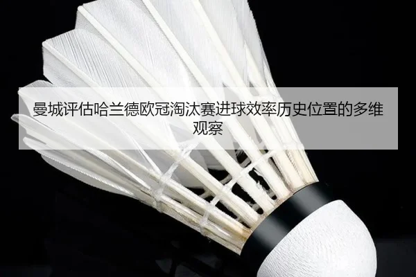 曼城评估哈兰德欧冠淘汰赛进球效率历史位置的多维观察