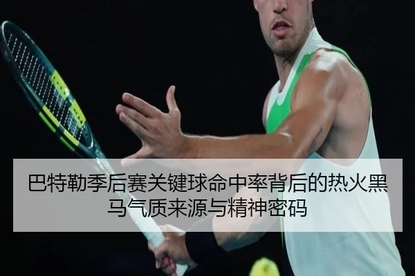巴特勒季后赛关键球命中率背后的热火黑马气质来源与精神密码